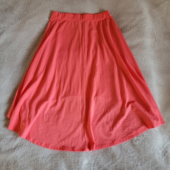 Urban Planet / UK2LA || coral asymmetrical high-low skirt - Picture 6 of 6